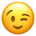 윙크하는 얼굴