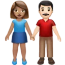 Woman and Man Holding Hands: Medium Skin Tone, Light Skin Tone