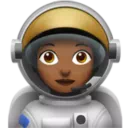 Woman Astronaut: Medium-Dark Skin Tone
