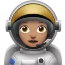 Woman Astronaut: Medium Skin Tone