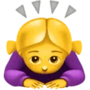 Woman Bowing