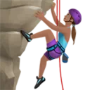 Woman Climbing: Medium Skin Tone