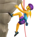Woman Climbing