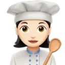 Woman Cook: Light Skin Tone