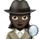 Woman Detective: Dark Skin Tone