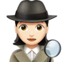 Woman Detective: Light Skin Tone