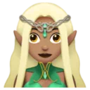 Woman Elf: Medium Skin Tone