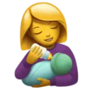 Woman Feeding Baby