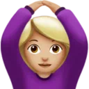 Woman Gesturing OK: Medium-Light Skin Tone