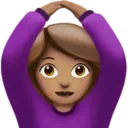 Woman Gesturing OK: Medium Skin Tone
