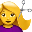 Woman Getting Haircut