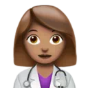 Woman Health Worker: Medium Skin Tone