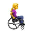 Woman in Manual Wheelchair Facing Right