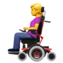 Woman in Motorized Wheelchair