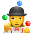 Woman Juggling