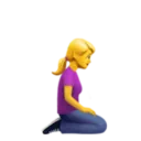 Woman Kneeling Facing Right