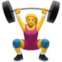 Woman Lifting Weights
