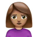 Woman Pouting: Medium Skin Tone