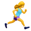 Woman Running Facing Right