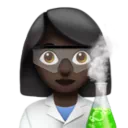 Woman Scientist: Dark Skin Tone