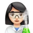 Woman Scientist: Light Skin Tone