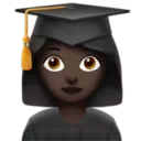 Woman Student: Dark Skin Tone