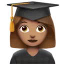 Woman Student: Medium Skin Tone