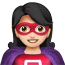 Woman Superhero: Light Skin Tone