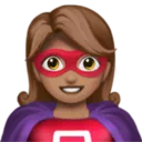 Woman Superhero: Medium Skin Tone