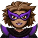 Woman Supervillain: Medium Skin Tone