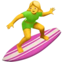 Woman Surfing