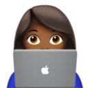 Woman Technologist: Medium-Dark Skin Tone