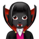 Woman Vampire: Dark Skin Tone