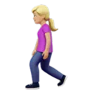 Woman Walking: Medium-Light Skin Tone