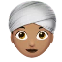 Woman Wearing Turban: Medium Skin Tone