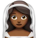 Woman with Veil: Medium-Dark Skin Tone