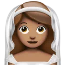 Woman with Veil: Medium Skin Tone