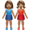 Women Holding Hands: Medium Skin Tone