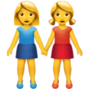 Two Women Holding Hands