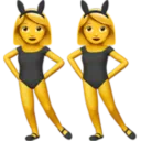 Women with Bunny Ears