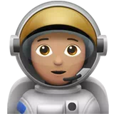 Astronaut: Medium Skin Tone — Apple