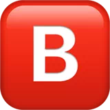 Negative Squared Latin Capital Letter B — Apple