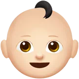 Baby: Light Skin Tone — Apple