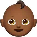 Baby: Medium-Dark Skin Tone — Apple