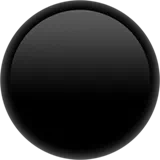 Medium Black Circle — Apple