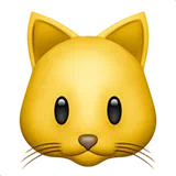 고양이 얼굴 — Apple