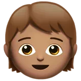 Child: Medium Skin Tone — Apple