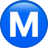 Circled Latin Capital Letter M — Apple