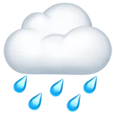 Cloud with Rain — Apple