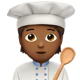 Cook: Medium-Dark Skin Tone — Apple